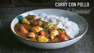 Curry Japonés con Pollo Receta Fácil [upl. by Spatola848]