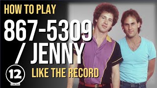 8675309  Jenny  Tommy Tutone  Guitar Lesson [upl. by Ydnahs]