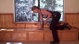 Play Safe With Weights One Arm Dumbbell Row [upl. by Rehc124]