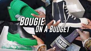 bougie on a budget “luxury” haul💰 Dior Bottega Rick Owens and MORE [upl. by Eiramait775]