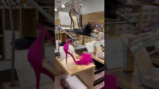 Jessica Simpson 👠 Black amp Pink Shoes 🛍️ DSW Shopping [upl. by Dinnage]