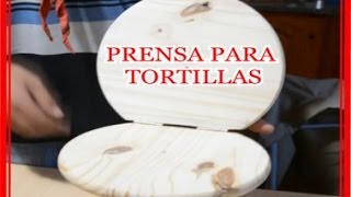 PRENSA PARA TORTILLAS  TORTA FRITAS DE HARINA [upl. by Valentijn]