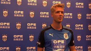 INTERVIEW Jonas Lössl on his move to Huddersfield Town [upl. by Jobi]