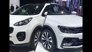 2017 Kia Sportage vs 2017 Volkswagen Tiguan [upl. by Ardnahc]