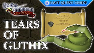 Tears Of Guthix Quest  OSRS Quality Quick Guide 2023 [upl. by Chilcote4]