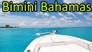 Florida to Bimini Bahamas in a Bay Boat Day 1 [upl. by Anrev]