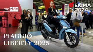 Piaggio Liberty 2025  LIVE da EICMA 2024 [upl. by Teiluj]