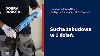 Nowa jakość montażu płyt kartonowogipsowych za pomocą Pianokleju do płyt GK [upl. by Ahselrak]