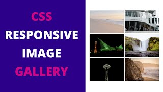 Responsive Image Gallery with HTML amp CSS Flexbox [upl. by Christa948]