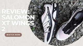 REVIEW Salomon XTWings 2 Cradle Pink Vanilla Ice [upl. by Arekahs934]