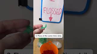 How I started a flossing habit flossing baby hacksforlife [upl. by Norvall]