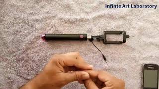 How to Repair Selfie stick  selfie stick button repair [upl. by Rednav]