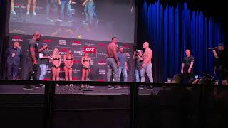 CAIN VELASQUEZ VS FRANCIS NGANNOU WEIGH IN [upl. by Hanley232]