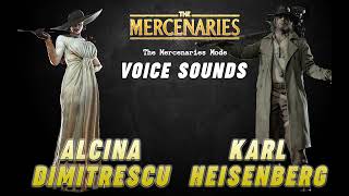 Resident Evil 8 Village The Mercenaries Mode  Dimitrescu amp Heisenberg Voice Lines  Efforts [upl. by Oettam]