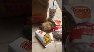 Burger King is Underrated 🍔 🍟🥤👑👑👑 whopperjr baconking rodeoburger fries 🔥 FLAMEGRILLED [upl. by Humfried311]