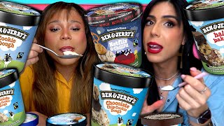 PROVANDO TODOS OS SABORES DE SORVETE BEN amp JERRYS com BLOGUEIRINHA [upl. by Carbrey]