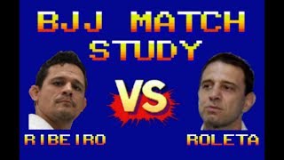 BJJ Match Study Saulo Ribeiro vs Roberto Roleta Magalhães [upl. by Asylem75]