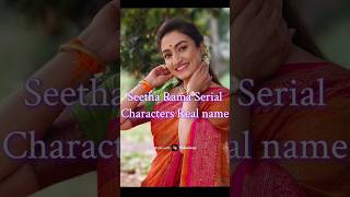 Kannada Sita Rama Serial Actors real NameKannada serialSandalwoodVaishnavikannadaserial [upl. by Fillbert]