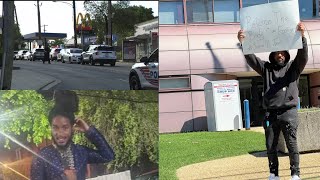 MPD 🚔Causes Protest after Killing Man at McDonald’s in Southeast DC  Kray amp Trayon White Protest 🪧 [upl. by Jehias]