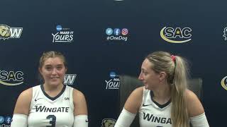 Wingate Volleyball Post Game Press Conference 10042024 [upl. by Quarta]