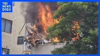 【速報】去年7月“新橋ガス爆発” 内装業者2人を書類送検へ ガス管の接続部外してガス漏れ…5人重軽傷 警視庁 「ガス臭いと感じたら…」身を守るには？｜TBS NEWS DIG [upl. by Enimzzaj774]