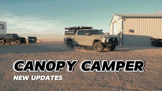 Dirtbox Overland  New Canopy Camper Updates [upl. by Aletha]