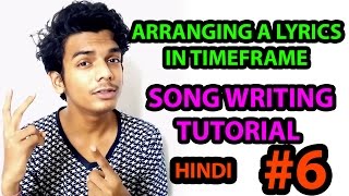 How to arrange a lyrics in TimeFrame  Using Metronome  Song Writing Tutorial In Hindi [upl. by Legnaleugim]