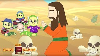 Dry Bones I Bible Rhymes Collection I Bible Songs For Children with Lyrics  Holy Tales Bible Songs [upl. by Odnalor]