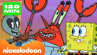 SpongeBob  I momenti più fantascientifici di SpongeBob 👽  2 Ore  Nickelodeon Italia [upl. by Ile]