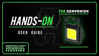 Kodiak® Kompanion® Compact Rechargeable Work Light HandsOn User Video Guide [upl. by Reginald90]