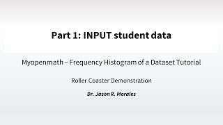 ISPROJECT  Part 1  Input Student Data  Myopenmath [upl. by Friedlander]