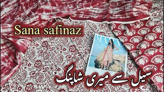 Sana safinaz sale 50 shopping haul  glamour it [upl. by Aikemaj]