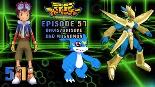 Digimon Adventure PSP  Walkthrough Episode 57  DavisDaisuke Motomiya and Magnamon [upl. by Einnahpets]