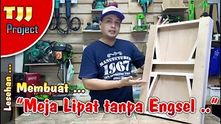 Asli unik membuat meja lipat tanpa engsel [upl. by Savell]