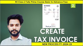 Tax Invoice  How to Make Invoice in Tally Prime  Tally Prime GST Bill Create invoices tallyprime [upl. by Otrebmal]