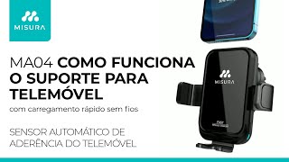 MISURA  Como funciona o suporte para telemóvel MA04 [upl. by Noraj174]