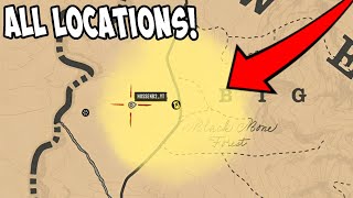 Red Dead Online Black Bone Treasure Map All Locations [upl. by Suedaht]