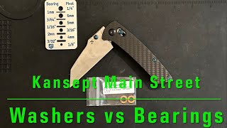 Kansept Main Street Round 2 Washers vs Bearings edc modified video [upl. by Della]