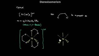 Stereoisomerism  Transition elements  A Level Chemistry [upl. by Yecaj]