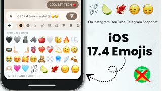 iOS 174 Emoji on Android 🙂‍↕️ How to Get iOS 174 Emojis on Android  iOS 174 Emoji Without zfont [upl. by Ahsinar]