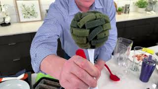 Kochblume Set of 2 Silicone Cleaning Brushes on QVC [upl. by Rodolfo]