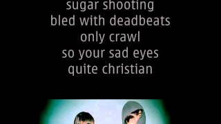 Alice Practice  Crystal Castles with lyrics [upl. by Airotal]