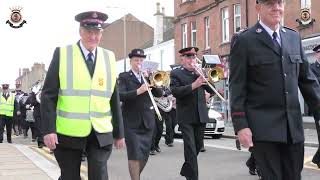 Ron Butters Bellshill Salvation Army Easter March With Amsterdam Staff Band 2024 [upl. by Findley460]