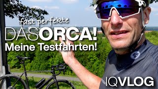 Das neue Orbea Orca 2024 M35i Shimano 105 Di2 Testfahrt alle Details Review iqvlog [upl. by Atnuahs]