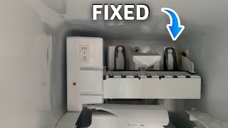 How to FIX a Frozen over Ice Machine [upl. by Warren]