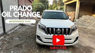 Prado Ka Engine Oil Change Krwaya [upl. by Aretta]