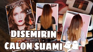 REVIEW SEMIR RAMBUT LOREAL PARIS EXCELLENCE 613 GOLDEN NUDE BROWN [upl. by Enaxor]