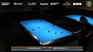 Finale NK Pool Dames 2023  8 ball  Daria Cheprasova v Jolien Schuurman [upl. by Annav]