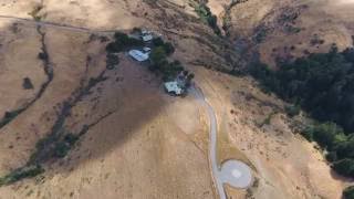 Scientology Petrolia Base DJI Phantom 4 Flight 4 [upl. by Crocker738]