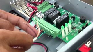 Door Access Control System  Part 1 Installing EMLock amp BIOXCESS Reader [upl. by Enimzzaj]